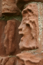 A "face" in the Priory wall